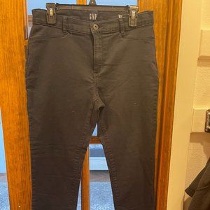 GAP Black Dress Pants, Size 12, Stretch Skinny.